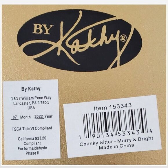 New Home Chunky Wood Snow Cabin Sitter Décor - Picture 7 of 9